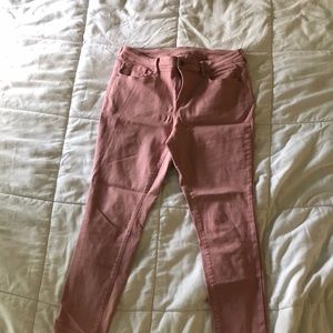 Light pink rockstar jeans